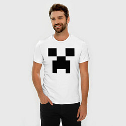 Футболка slim-fit Minecraft, цвет: белый — фото 2