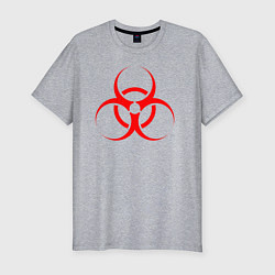 Мужская slim-футболка BIOHAZARD
