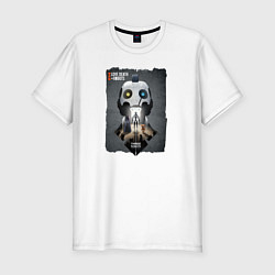 Мужская slim-футболка Love Death Robots,Three Robots