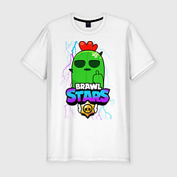 Футболка slim-fit Brawl Stars, цвет: белый