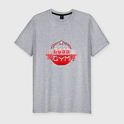 Футболка slim-fit Boss of GYM Color, цвет: меланж