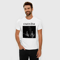 Футболка slim-fit EMIN?M, цвет: белый — фото 2