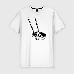 Мужская slim-футболка Суши, Японские суши, Япония