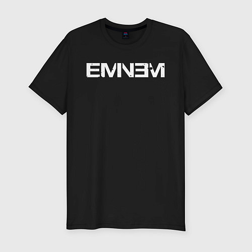 Мужская slim-футболка EMINEM / Черный – фото 1