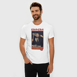 Футболка slim-fit Eminem MTBMB, цвет: белый — фото 2