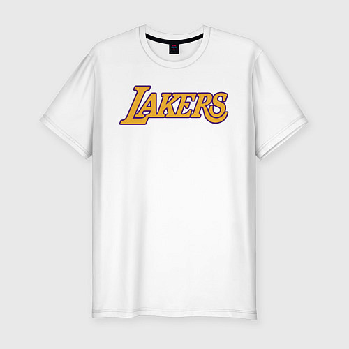 Мужская slim-футболка Kobe Bryant / Белый – фото 1
