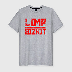 Футболка slim-fit LIMP BIZKIT, цвет: меланж