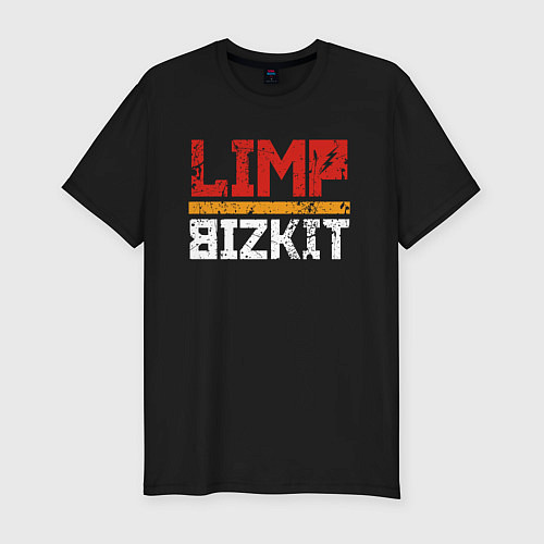 Мужская slim-футболка LIMP BIZKIT / Черный – фото 1