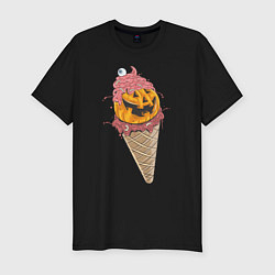 Мужская slim-футболка Pumpkin IceCream