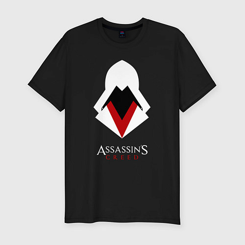 Мужская slim-футболка ASSASSIN'S CREED / Черный – фото 1