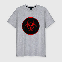 Футболка slim-fit Biohazard, цвет: меланж