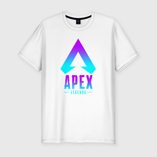 Мужская slim-футболка APEX LEGENDS / Белый – фото 1
