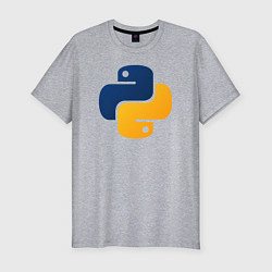 Футболка slim-fit Python, цвет: меланж