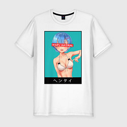 Футболка slim-fit Rem-chan, цвет: белый