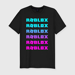 Футболка slim-fit ROBLOX, цвет: черный