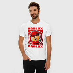 Футболка slim-fit ROBLOX, цвет: белый — фото 2