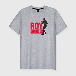 Футболка slim-fit Roy Jones Jr, цвет: меланж