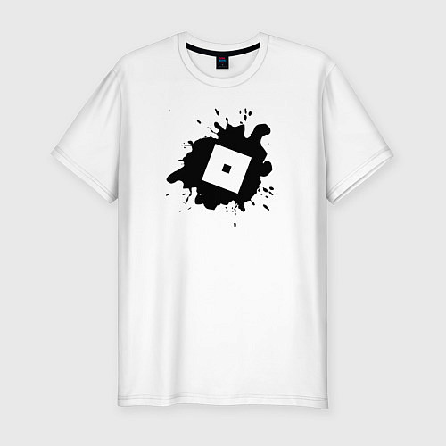 Мужская slim-футболка ROBLOX / Белый – фото 1