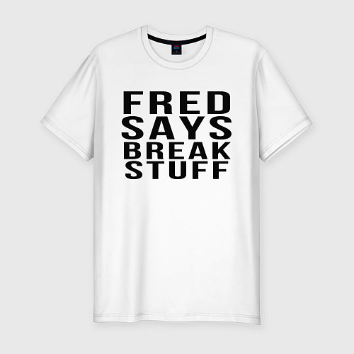 Мужская slim-футболка LIMP BIZKIT / Белый – фото 1