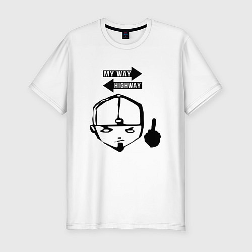 Мужская slim-футболка LIMP BIZKIT / Белый – фото 1