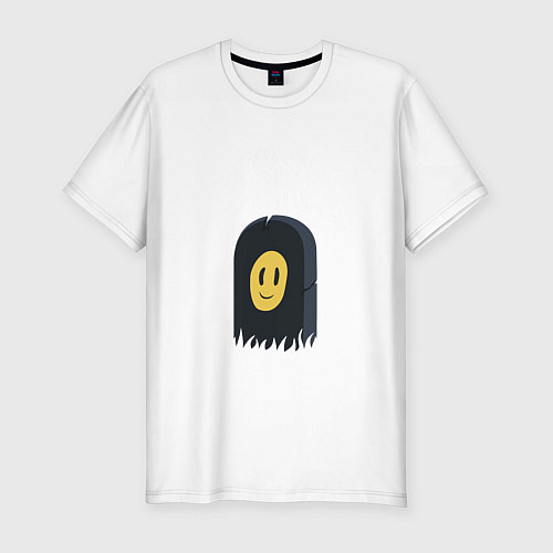 Мужская slim-футболка ПОШЛАЯ МОЛЛИ / Белый – фото 1