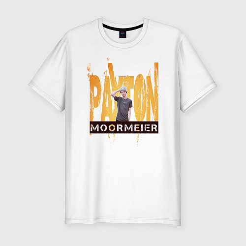 Мужская slim-футболка Payton Moormeier / Белый – фото 1