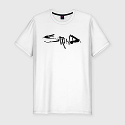 Футболка slim-fit Staind, цвет: белый