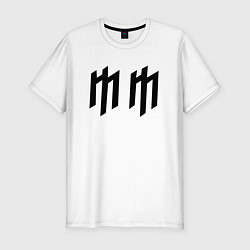 Футболка slim-fit Marilyn Manson, цвет: белый