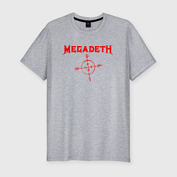 Футболка slim-fit Megadeth, цвет: меланж