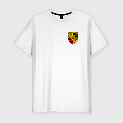 Футболка slim-fit PORSCHE, цвет: белый