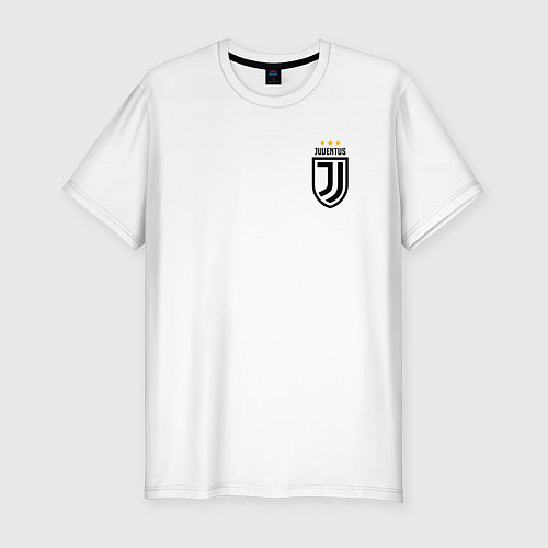 Мужская slim-футболка JUVENTUS / Белый – фото 1