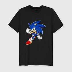 Футболка slim-fit Sonic, цвет: черный