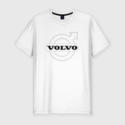 Футболка slim-fit VOLVO, цвет: белый