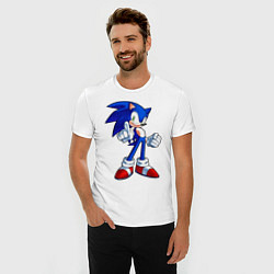 Футболка slim-fit SONIC, цвет: белый — фото 2