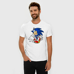 Футболка slim-fit SONIC, цвет: белый — фото 2