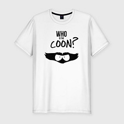 Мужская slim-футболка South Park Who is the Coon?