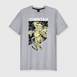 Мужская slim-футболка The Cheetah