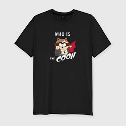 Мужская slim-футболка South Park Who is the Coon?