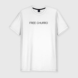 Футболка slim-fit Free Churro Конь БоДжек, цвет: белый