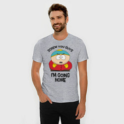 Футболка slim-fit South Park, Эрик Картман, цвет: меланж — фото 2