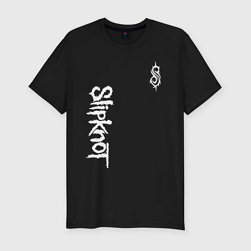 Мужская slim-футболка SLIPKNOT / Черный – фото 1