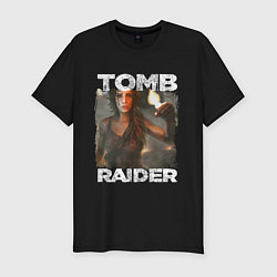 Мужская slim-футболка TOMB RAIDER