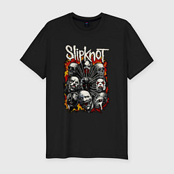 Мужская slim-футболка Slipknot