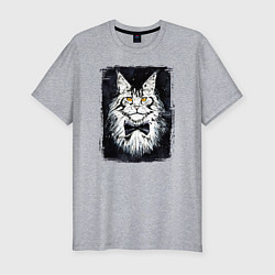 Футболка slim-fit Hello kittys!, цвет: меланж