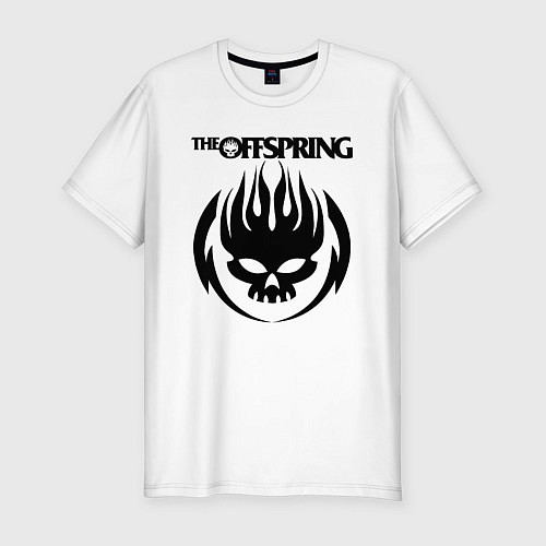 Мужская slim-футболка THE OFFSPRING / Белый – фото 1