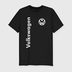 Футболка slim-fit Volkswagen, цвет: черный