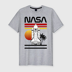 Мужская slim-футболка NASA
