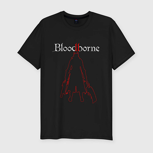 Мужская slim-футболка Bloodborne / Черный – фото 1