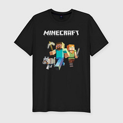 Футболка slim-fit MINECRAFT, цвет: черный