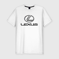 Футболка slim-fit LEXUS, цвет: белый